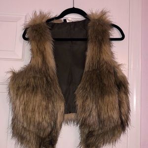 Forever21 fur vest